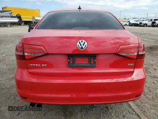 2015 Volkswagen Jetta SE with VIN 3VWD17AJ9FM220688, listed as a Copart auction lot 58270015 with 106,001 mi miles and Salvage title. Bid and sale history available at DreamBid. Image 6.