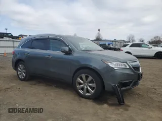 2014 Acura MDX Advance with VIN 5FRYD4H8XEB039386, listed as a Copart auction lot 48935905 with Not Provided miles and Salvage Title. Bid and sale history available at DreamBid. Image 4.
