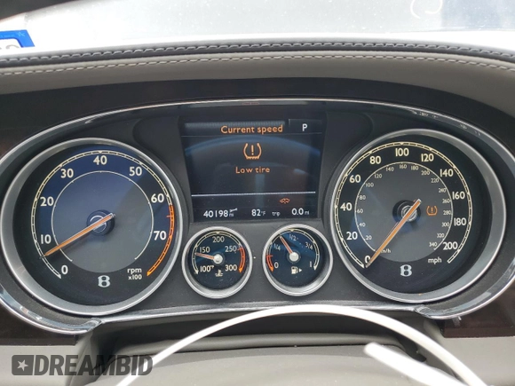 2014 Bentley Continental GT with VIN SCBFT7ZA2EC088631, listed as a Copart auction lot 77829624 with 40,198 mi miles and Salvage Title. Bid and sale history available at DreamBid. Image 9.