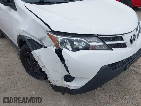 2013 Toyota RAV4 LE with VIN 2T3ZFREV3DW007993, listed as a IAAI auction lot 41892466 with 112,283 mi miles. Bid and sale history available at carsss.com. Image 6.