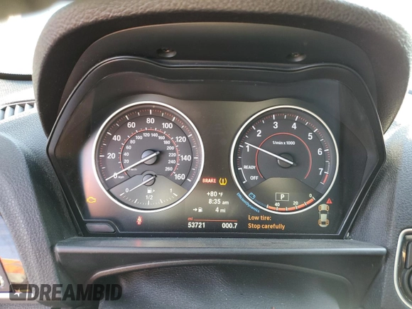 2017 BMW 2 Series M240i with VIN WBA2G1C39HV638985, listed as a Copart auction lot 73251224 with 53,721 mi miles and Salvage Title. Bid and sale history available at carsss.com. Image 9.