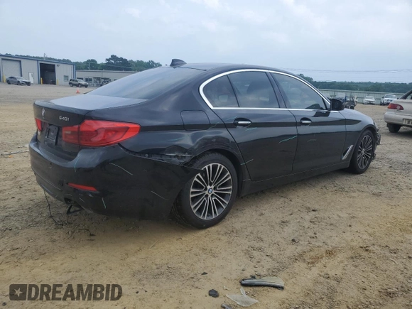2017 BMW 5 Series 540i with VIN WBAJE5C31HG915206, listed as a Copart auction lot 57346195 with 84,427 mi miles and Salvage title. Bid and sale history available at DreamBid. Image 3.