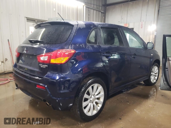 2011 Mitsubishi Outlander Sport SE with VIN JA4AP4AU9BZ023634, listed as a Copart auction lot 48129705 with 150,829 mi miles and Salvage Title. Bid and sale history available at carsss.com. Image 3.