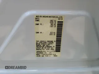 2015 Nissan LEAF SV with VIN 1N4AZ0CP0FC315123, listed as a Copart auction lot 61281063 with 47,962 mi miles. Bid and sale history available at carsss.com. Image 12.