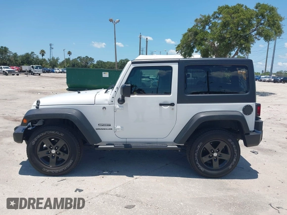 2013 Jeep Wrangler Sport with VIN 1C4AJWAG0DL542624, listed as a IAAI auction lot 42590160 with 54,850 mi miles and . Bid and sale history available at DreamBid. Image 14.