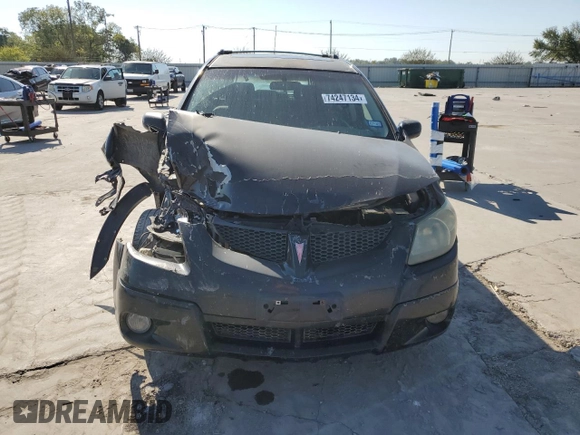 2004 Pontiac Vibe with VIN 5Y2SL628X4Z447331, listed as a Copart auction lot 74247134 with 198,737 mi miles and Salvage Title. Bid and sale history available at DreamBid. Image 5.