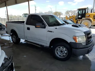 2014 Ford F-150 XL with VIN 1FTMF1CM7EKG11742, listed as a Copart auction lot 52160245 with 180,896 mi miles and Salvage Title. Bid and sale history available at carsss.com. Image 4.