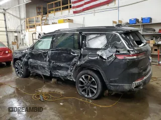 2022 Jeep Grand Cherokee Overland with VIN 1C4RJKDG8N8580372, listed as a Copart auction lot 85468024 with Not provided miles and Salvage title. Bid and sale history available at DreamBid. Image 2.