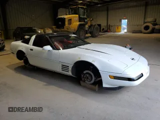 1993 Chevrolet Corvette with VIN 1G1YY23P7P5107956, listed as a Copart auction lot 58644404 with 0 mi miles and Salvage Title. Bid and sale history available at carsss.com. Image 4.