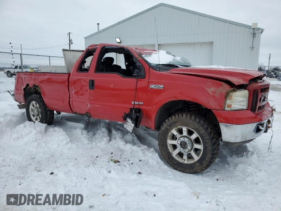2007 Ford F-250 XL with VIN 1FTSX21P97EA10101, listed as a Copart auction lot 41386715 with Not Provided miles and Salvage Title. Bid and sale history available at DreamBid. Image 4.