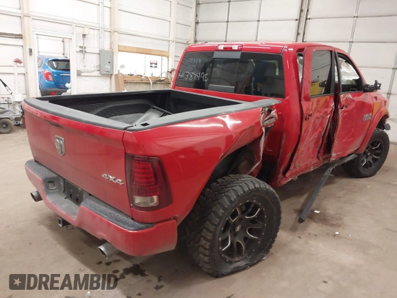 2015 Ram 1500 Sport with VIN 1C6RR7MT3FS577054, listed as a IAAI auction lot 41389495 with 83,467 mi miles and . Bid and sale history available at DreamBid. Image 4.