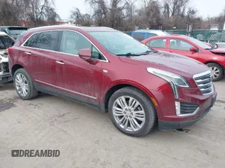 2017 Cadillac XT5 Premium Luxury AWD with VIN 1GYKNERS8HZ119329, listed as a IAAI auction lot 41342442 with 168,320 mi miles. Bid and sale history available at carsss.com. Image 1.