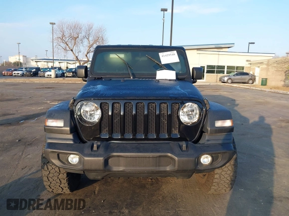 2020 Jeep Wrangler Unlimited Sport S with VIN 1C4HJXDG5LW170579, listed as a IAAI auction lot 41429548 with Not provided miles and . Bid and sale history available at DreamBid. Image 12.