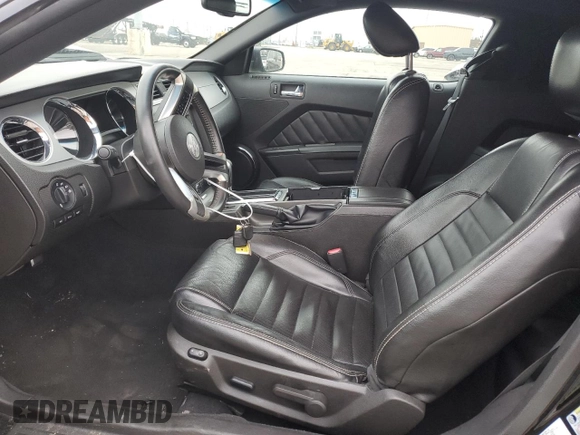 2010 Ford Mustang GT with VIN 1ZVBP8CH5A5144584, listed as a Copart auction lot 43932005 with 64,353 mi miles and Salvage Title. Bid and sale history available at carsss.com. Image 7.