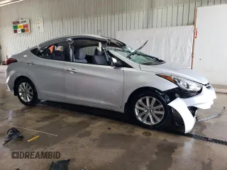 2014 Hyundai Elantra SE z VIN KMHDH4AE5EU164707, wystawiony jako Copart lot #57222345 z przebiegiem Nie podano mil oraz Szkoda całkowita • Salvage title. Historia ofert i sprzedaży dostępna na DreamBid. Obrazek 4.