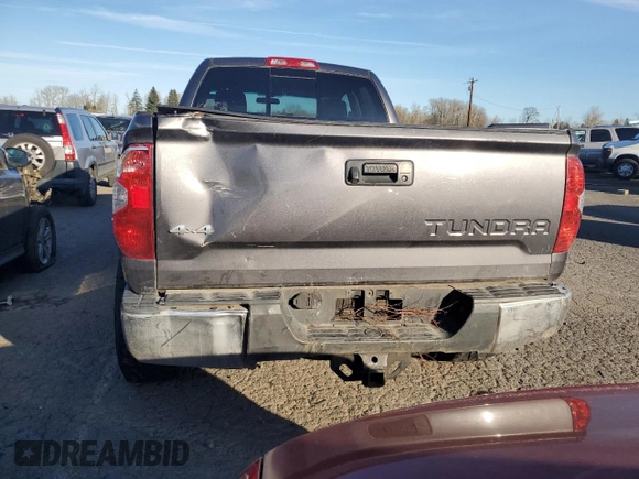 2016 Toyota Tundra 4WD Truck SR with VIN 5TFUM5F19GX067717, listed as a Copart auction lot 47219725 with 117,896 mi miles and Salvage Title. Bid and sale history available at carsss.com. Image 6.