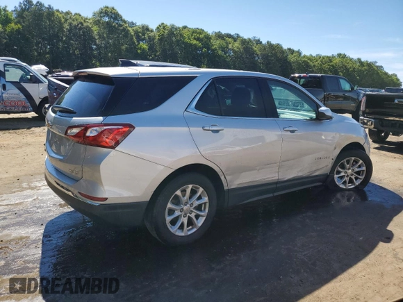 2018 Chevrolet Equinox LT with VIN 2GNAXSEV7J6266373, listed as a Copart auction lot 58294824 with 100,038 mi miles and Salvage Title. Bid and sale history available at carsss.com. Image 3.