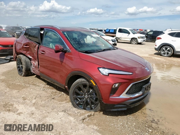 2024 Buick Encore GX Sport Touring with VIN KL4AMDSL6RB033197, listed as a Copart auction lot 60788095 with Not provided miles and Salvage title. Bid and sale history available at DreamBid. Image 4.