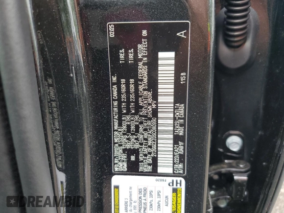 2025 Lexus NX 350 Premium с VIN 2T2GGCEZ0SC080990, выставлен на аукционе Copart как лот 57211805 с пробегом 2 962 миль миль и Списание • Salvage title. История ставок и продаж доступна на DreamBid. Изображение 13.