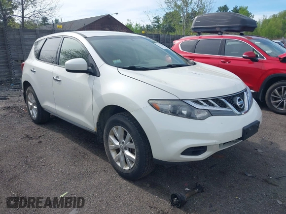 2014 Nissan Murano S with VIN JN8AZ1MW6EW506035, listed as a IAAI auction lot 42194399 with 212,952 mi miles and . Bid and sale history available at DreamBid. Image 1.
