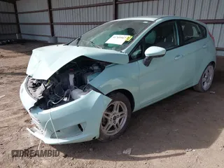 2017 Ford Fiesta SE with VIN 3FADP4EJ3HM172351, listed as a IAAI auction lot 41769567 with 86,948 mi miles. Bid and sale history available at carsss.com. Image 2.