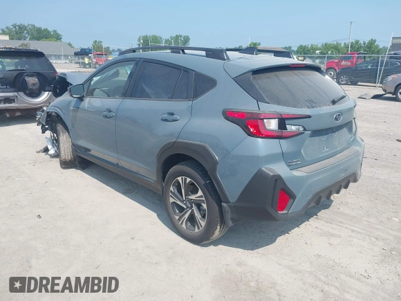 2024 Subaru Crosstrek Premium with VIN JF2GUADC9RH202736, listed as a IAAI auction lot 42735432 with 7,100 mi miles and . Bid and sale history available at DreamBid. Image 3.