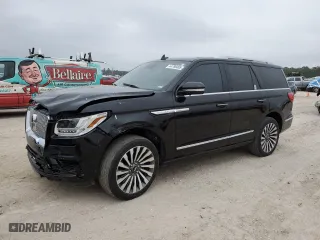 2021 Lincoln Navigator Reserve with VIN 5LMJJ2LT1MEL07634, listed as a Copart auction lot 44789485 with 51,691 mi miles and Salvage Title. Bid and sale history available at carsss.com. Image 1.