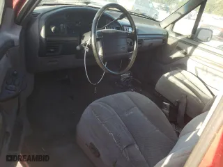 1995 Ford Bronco Custom with VIN 1FMEU15H6SLC05365, listed as a Copart auction lot 76349024 with 0 mi miles and Salvage Title. Bid and sale history available at carsss.com. Image 8.