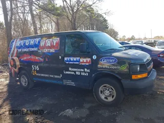 2015 Chevrolet Express Cargo Van with VIN 1GCWGFCF7F1281970, listed as a IAAI auction lot 41898214 with 145,078 mi miles. Bid and sale history available at carsss.com. Image 13.