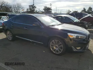 2014 Kia Cadenza Premium with VIN KNALN4D77E5143886, listed as a Copart auction lot 83951574 with 0 mi miles and Clean Title. Bid and sale history available at carsss.com. Image 4.