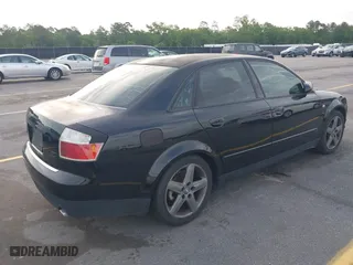 2002 Audi A4 1.8T with VIN WAULC68E62A308968, listed as a IAAI auction lot 42053489 with 221,434 mi miles. Bid and sale history available at carsss.com. Image 4.
