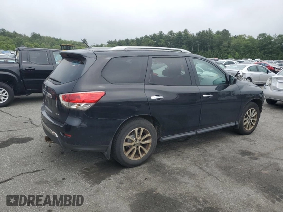 2016 Nissan Pathfinder SV with VIN 5N1AR2MM9GC645513, listed as a Copart auction lot 59592645 with 219,926 mi miles and Salvage title. Bid and sale history available at DreamBid. Image 3.