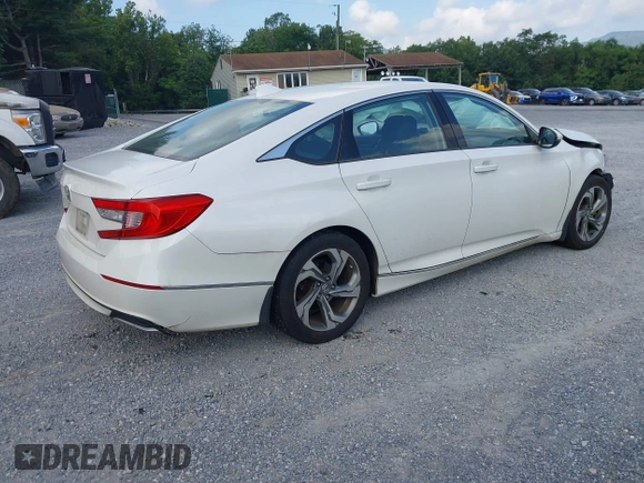 2018 Honda Accord EX-L with VIN 1HGCV1F55JA240858, listed as a IAAI auction lot 42816585 with 75,318 mi miles and . Bid and sale history available at DreamBid. Image 4.
