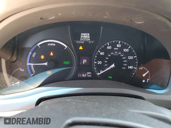 2015 Lexus RX 450h with VIN 2T2ZB1BA1FC002539, listed as a Copart auction lot 53195065 with 111,621 mi miles and Salvage title. Bid and sale history available at DreamBid. Image 9.