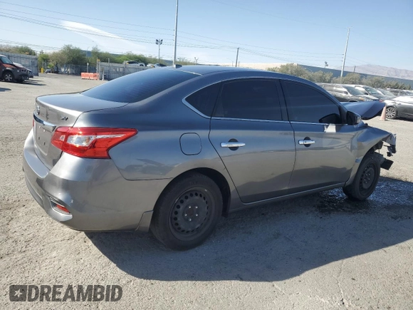 2017 Nissan Sentra S with VIN 3N1AB7AP3HY316743, listed as a Copart auction lot 76824164 with 112,575 mi miles and Salvage Title. Bid and sale history available at DreamBid. Image 3.