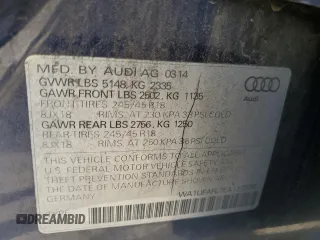 2014 Audi allroad Premium Plus with VIN WA1UFAFL7EA137536, listed as a Copart auction lot 69642574 with 166,516 mi miles and Salvage Title. Bid and sale history available at carsss.com. Image 14.