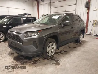 2021 Toyota RAV4 Hybrid LE with VIN 4T3LWRFV7MU043786, listed as a IAAI auction lot 41063021 with 60,430 mi miles. Bid and sale history available at carsss.com. Image 2.
