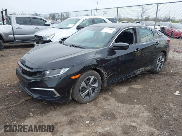 2020 Honda Civic Sedan LX with VIN 2HGFC2F67LH540441, listed as a IAAI auction lot 42026015 with 39,981 mi miles. Bid and sale history available at carsss.com. Image 17.