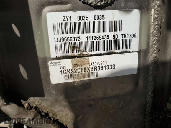 2011 GMC Yukon SLT with VIN 1GKS2CE0XBR361333, listed as a Copart auction lot 73684714 with 259,158 mi miles and Salvage Title. Bid and sale history available at DreamBid. Image 14.