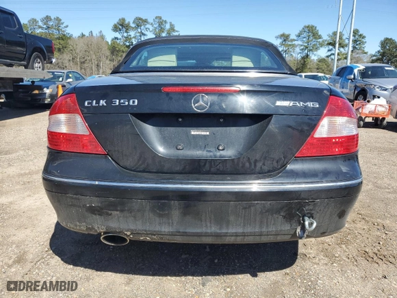 2008 Mercedes-Benz CLK-Class 3.5L with VIN WDBTK56F18F255103, listed as a Copart auction lot 47955325 with 0 mi miles and Salvage Title. Bid and sale history available at carsss.com. Image 6.