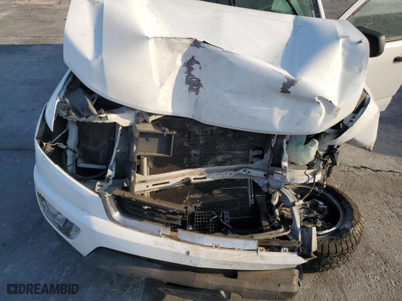 2016 Chevrolet Colorado 2WD Base with VIN 1GCHSAEA8G1176108, listed as a Copart auction lot 81374664 with 0 mi miles and Salvage Title. Bid and sale history available at carsss.com. Image 12.