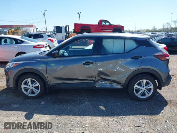 2021 Nissan Kicks S with VIN 3N1CP5BV3ML504763, listed as a IAAI auction lot 42037651 with 36,247 mi miles and . Bid and sale history available at carsss.com. Image 14.