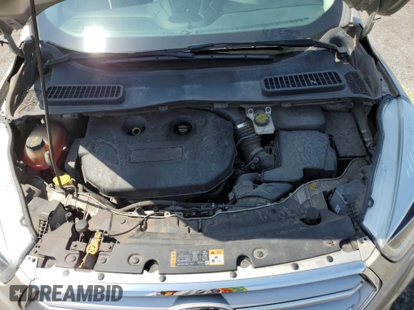 2018 Ford Escape Titanium with VIN 1FMCU9J91JUB44813, listed as a Copart auction lot 59920265 with 63,008 mi miles and Salvage title. Bid and sale history available at DreamBid. Image 12.