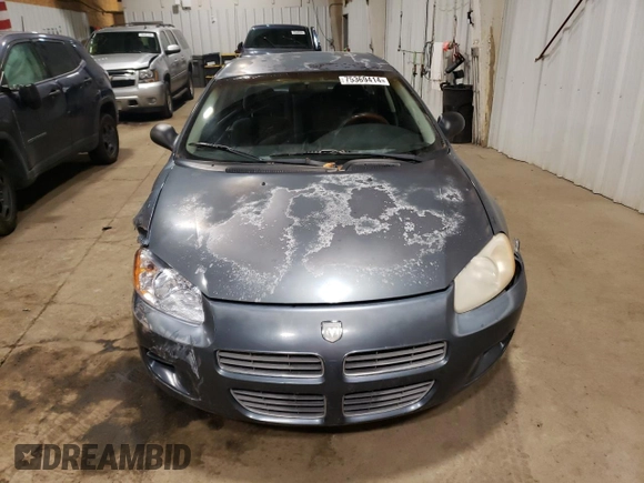 2002 Dodge Stratus SE with VIN 1B3EL36X82N124222, listed as a Copart auction lot 75369414 with 61,832 mi miles and Non Repairable. Bid and sale history available at DreamBid. Image 5.