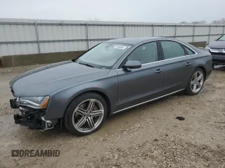 2013 Audi A8 3.0L with VIN WAUAGAFD2DN016626, listed as a Copart auction lot 51662665 with 73,741 mi miles and Salvage title. Bid and sale history available at DreamBid. Image 1.