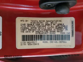 2013 Toyota Corolla L with VIN 5YFBU4EE0DP196462, listed as a Copart auction lot 50139485 with 0 mi miles and Salvage Title. Bid and sale history available at carsss.com. Image 13.