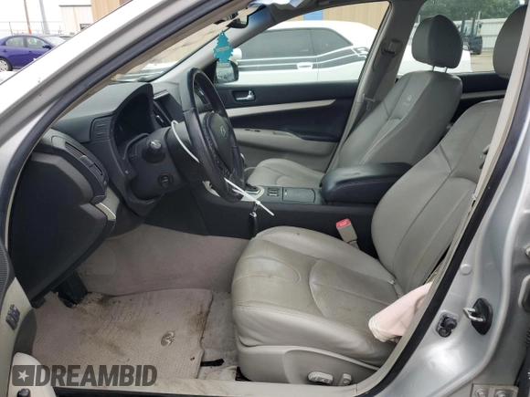 2008 Infiniti G35 Journey with VIN JNKBV61E68M206529, listed as a Copart auction lot 61417315 with 83,186 mi miles and Salvage title. Bid and sale history available at DreamBid. Image 7.
