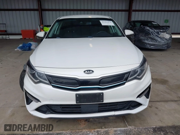 2020 Kia Optima Hybrid EX with VIN KNAGU4LE0L5037393, listed as a IAAI auction lot 41507670 with 54,928 mi miles. Bid and sale history available at carsss.com. Image 12.