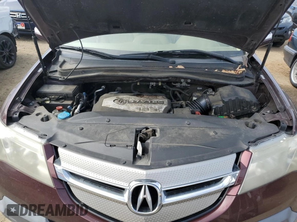 2009 Acura MDX Tech Pkg with VIN 2HNYD28629H533594, listed as a Copart auction lot 47482895 with 199,366 mi miles and Salvage Title. Bid and sale history available at carsss.com. Image 12.