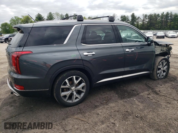 2021 Hyundai Palisade SEL z VIN KM8R3DHEXMU202831, wystawiony jako Copart lot #55502185 z przebiegiem 65 071 mil mil oraz Szkoda całkowita • Salvage title. Historia ofert i sprzedaży dostępna na DreamBid. Obrazek 3.